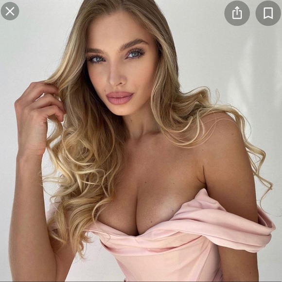 House Of CB 'Coraline' Blush Satin Corset Dress - Picture 4 of 15